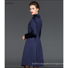 100% Polyester Lady Jacket in Color of Bright Blue